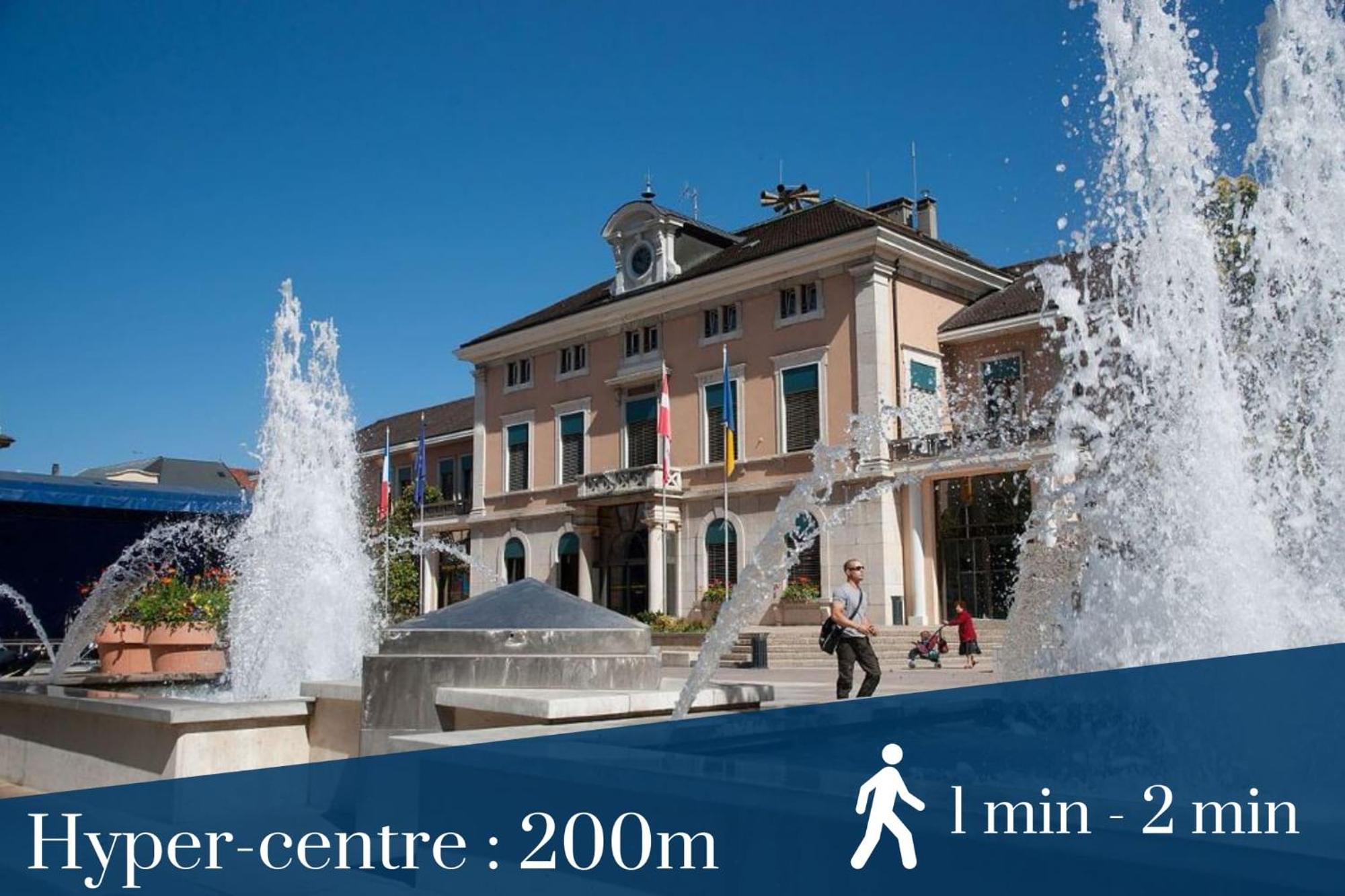 Homey Wild - Proche Gare Et Tram - Proche Centre - Balcon Prive - Parking Prive - Wifi Gratuit Annemasse Exteriör bild